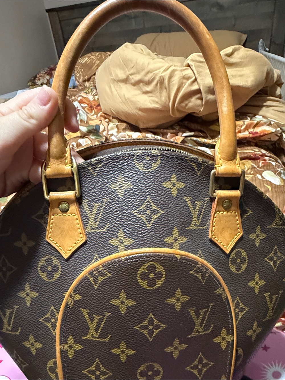 Louis Vuitton Ellipse MM Monogram Canvas Brown Handbag - Picture 9 of 12